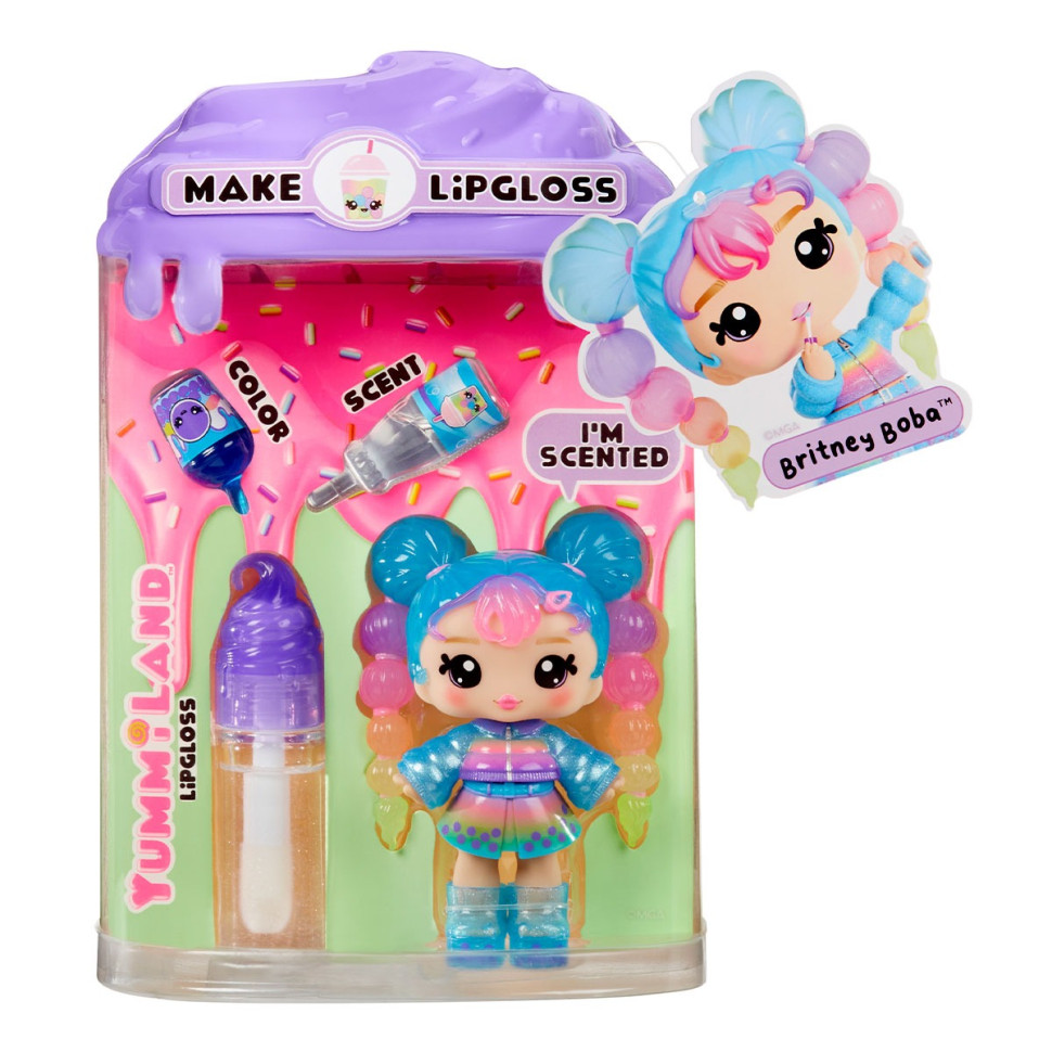 Игровой набор с куклой и блеском для губ Бритни Боба Yummiland 525455