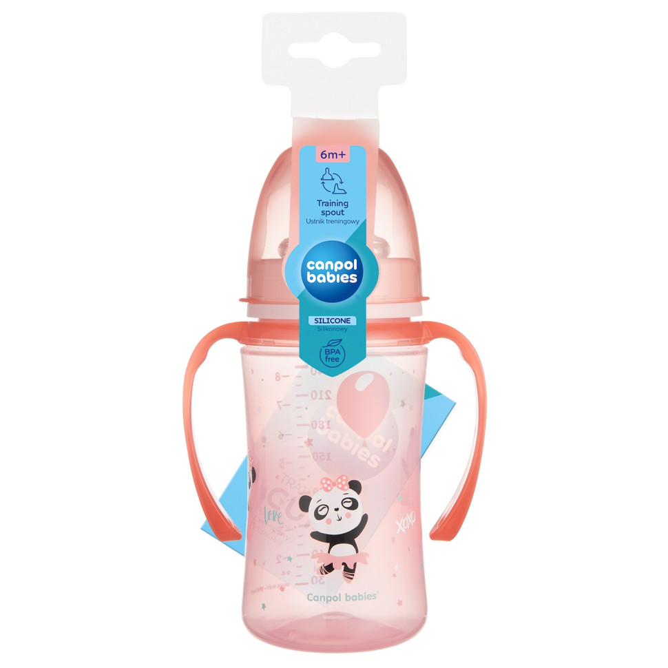 Детская кружка тренировочная Sweet fun Canpol babies 35/208_pin 240 мл