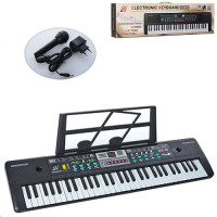 Детский Синтезатор Metr+ MQ022-23UF 61 клавиша, микрофон, от сети, 22х81х9 см