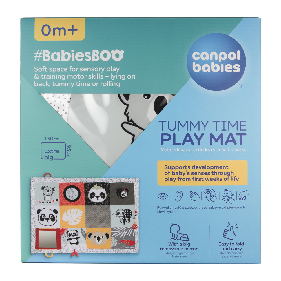 Дитячий килимок для ігор на животику BabiesBoo Canpol babies 68/094, 130х95 см