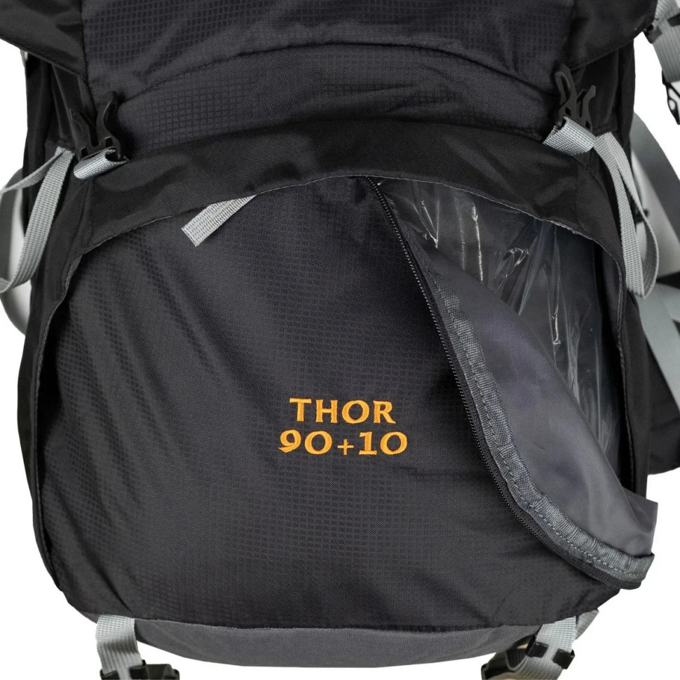 Рюкзак туристический Thor Tramp UTRP-054-black 90+10 л