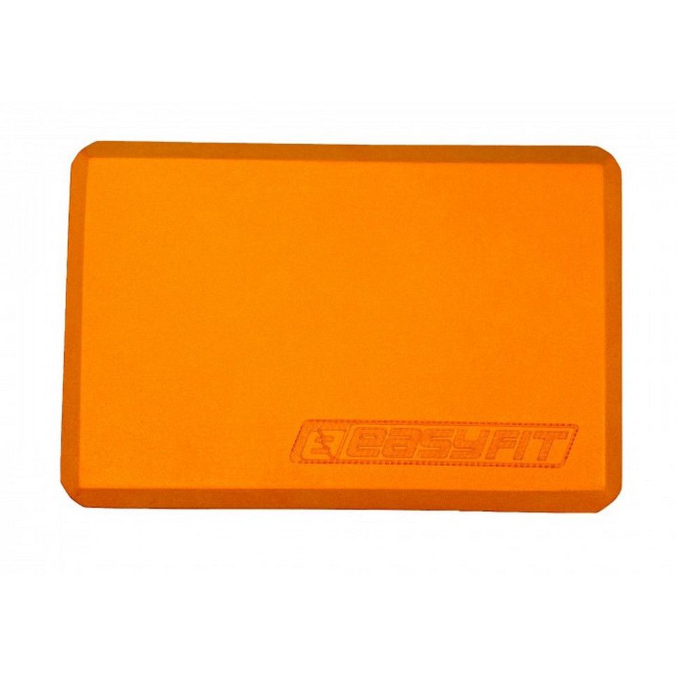 Блок для йоги EasyFit EF-1818-O, EVA, Помаранчевий