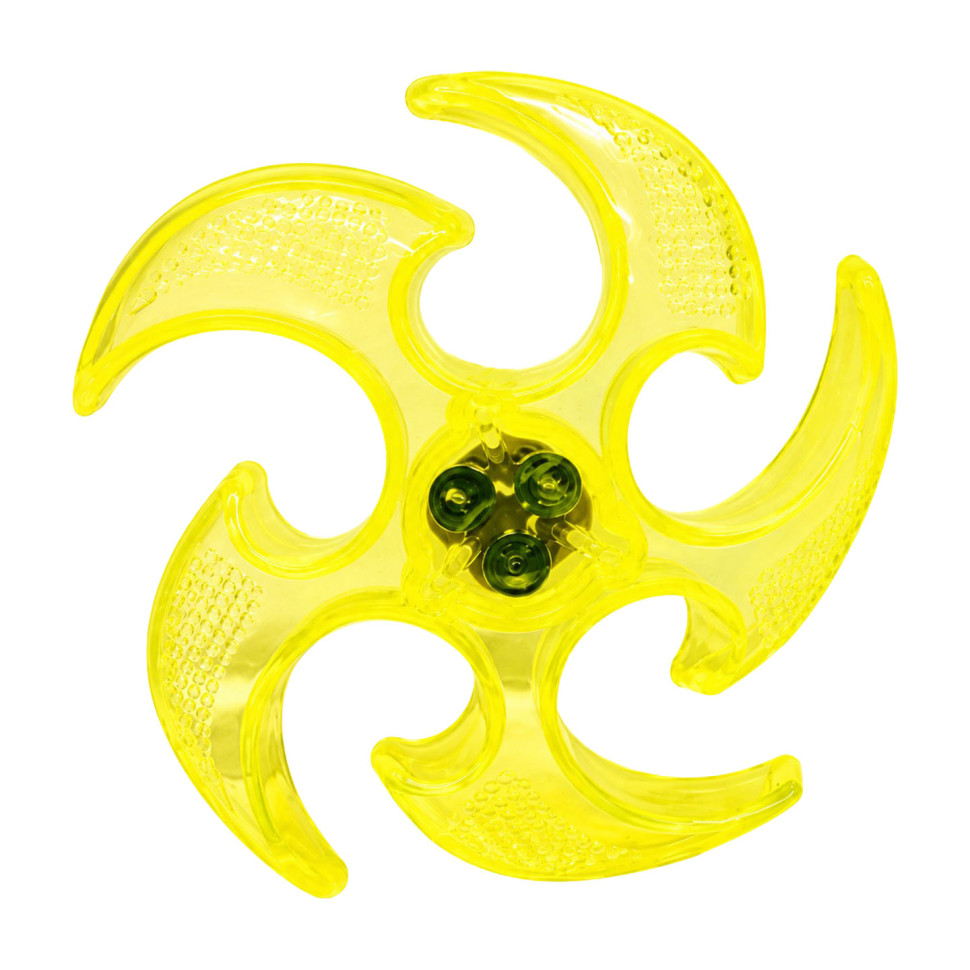 Літаючий бумеранг Bambi SB2306(Yellow) гума, зі світлом, 15 см, у пакеті