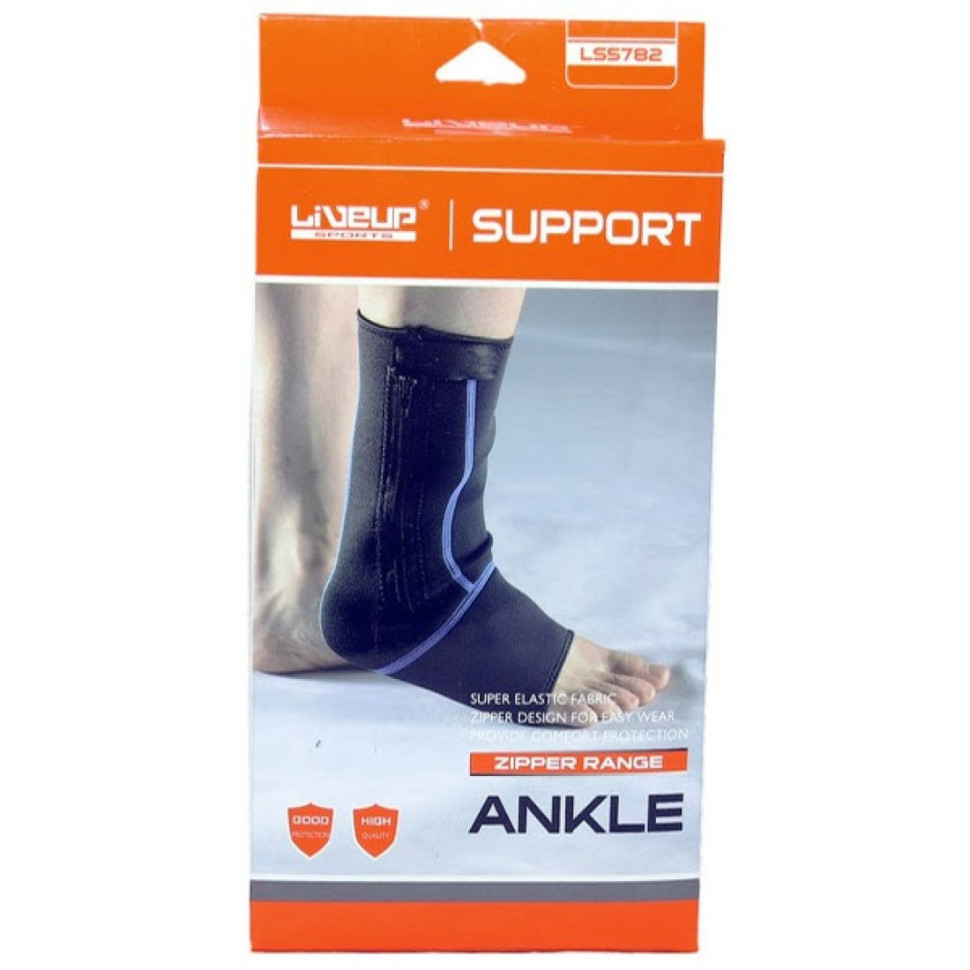 Фіксатор щиколотки ANKLE SUPPORT LiveUp LS5782-SM, S/M