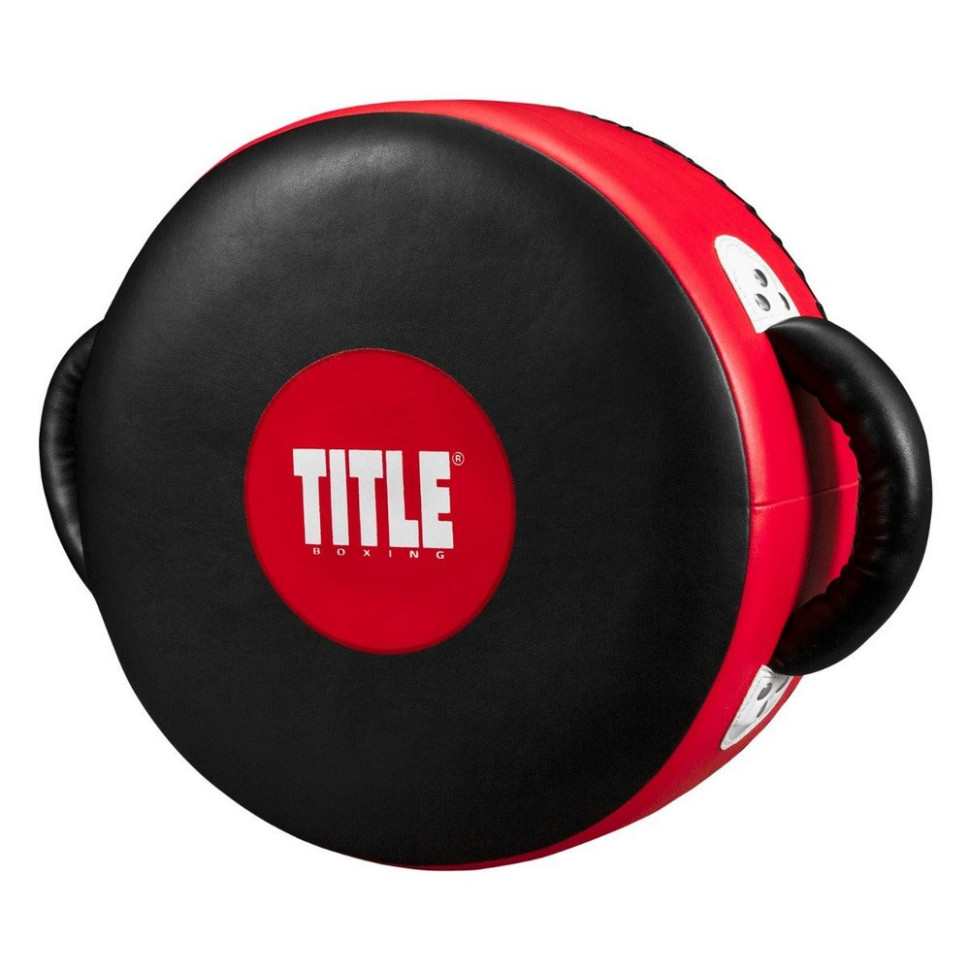Макивара круглая Boxing Wrap-Around Stationary Punch Shield TITLE WASPS, Black/Red