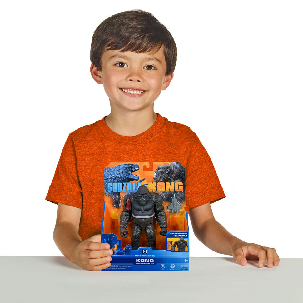 Фигурка Godzilla vs. Kong – Конг с истребителем 35304