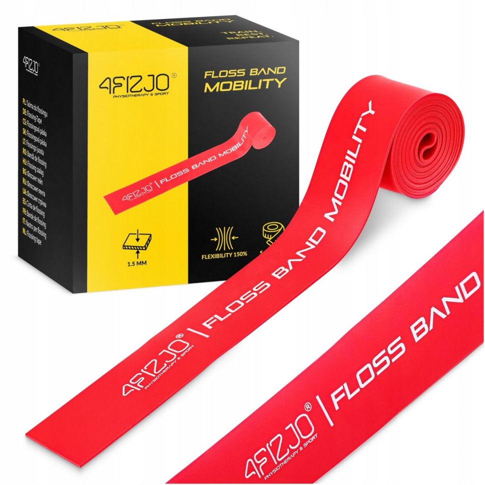 Стрічка компресійна для флоссінга Floss Band 4FIZJO P-5905973405249, 207 x 5 x 0. 15 см 