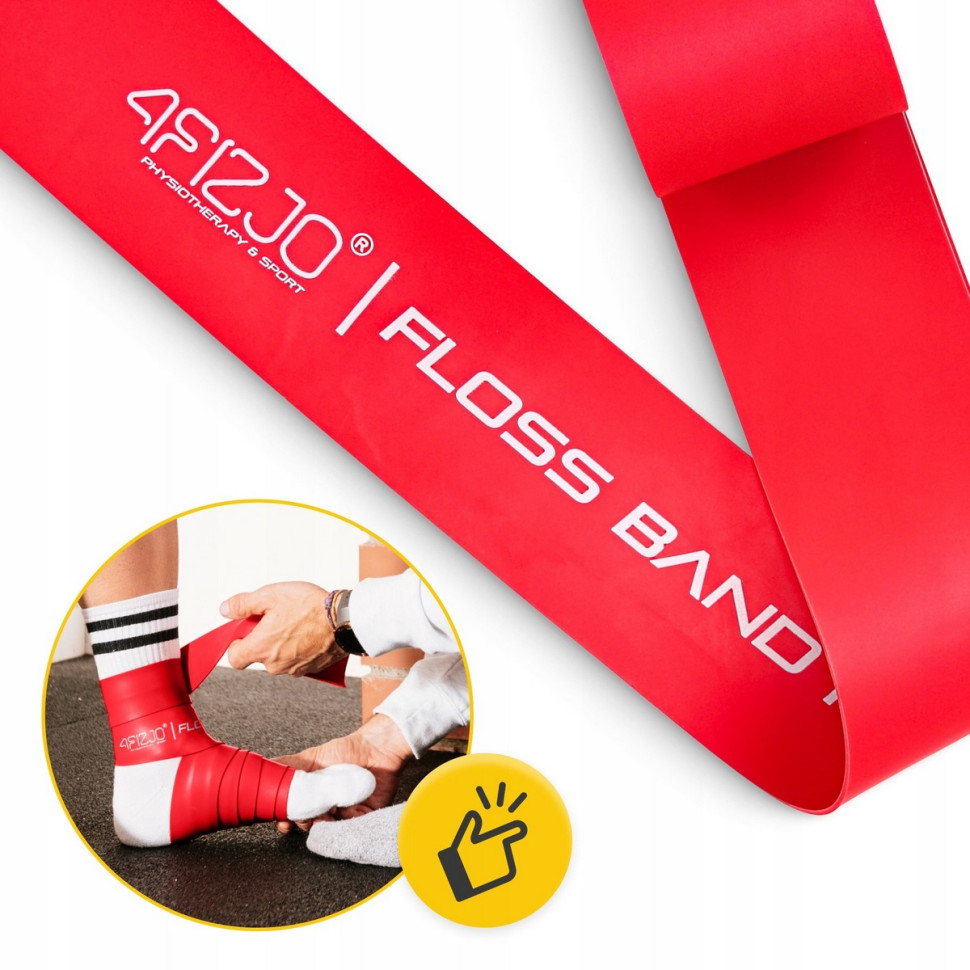 Стрічка компресійна для флоссінга Floss Band 4FIZJO P-5905973405249, 207 x 5 x 0. 15 см 