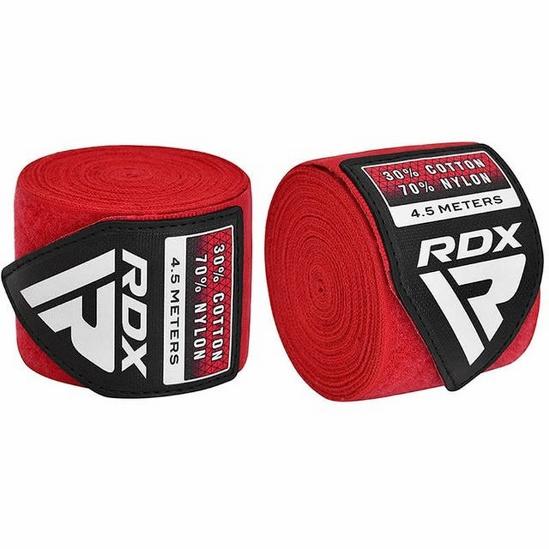 Бинты для бокса RB Hand Wraps Combine RDX Inc Limited HWC-RBU+ 3 пары Red, Black, Blue (4.5м.)