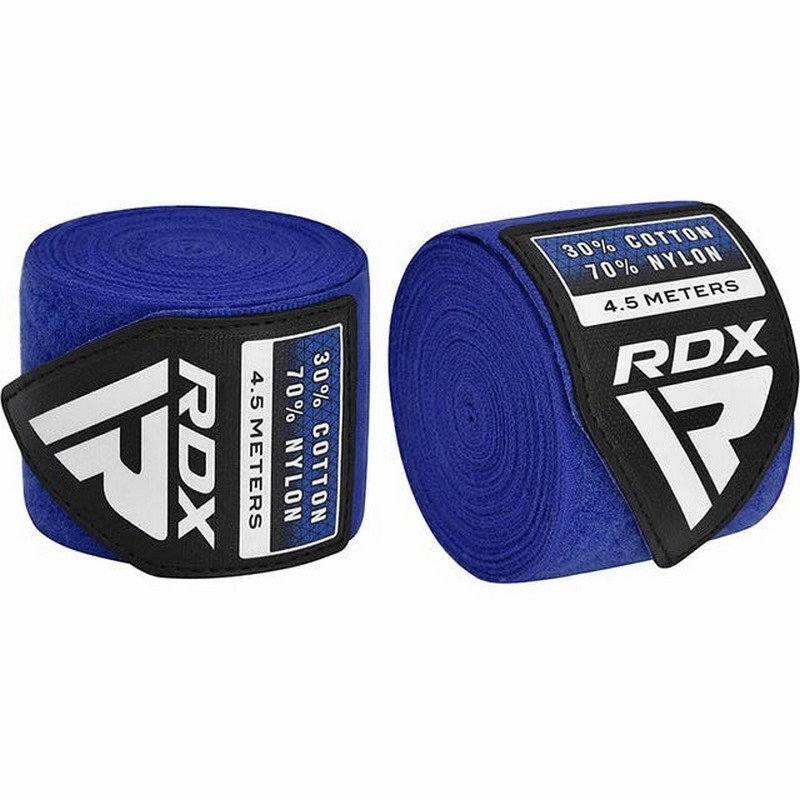 Бинты для бокса RB Hand Wraps Combine RDX Inc Limited HWC-RBU+ 3 пары Red, Black, Blue (4.5м.)