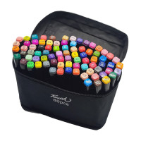 Набір скетч маркерів Touch CY2418 80 кольорів, спиртові двосторонні маркери, 15,5 см