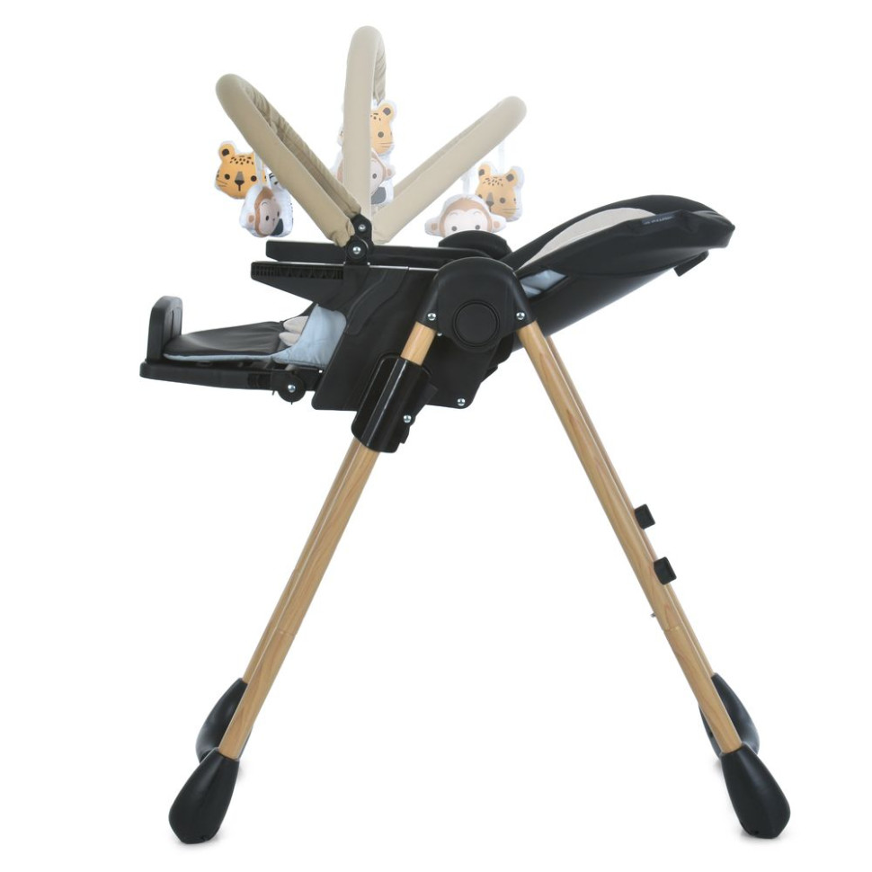 Детский стульчик для кормления CRAFT El Camino ME 1115-W Black 