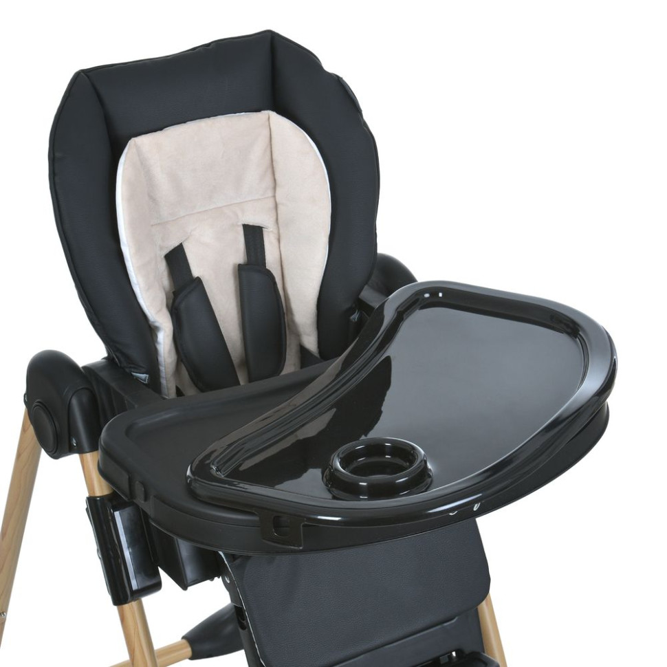 Детский стульчик для кормления CRAFT El Camino ME 1115-W Black 