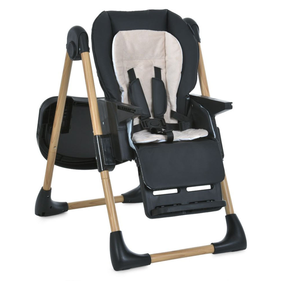 Детский стульчик для кормления CRAFT El Camino ME 1115-W Black 