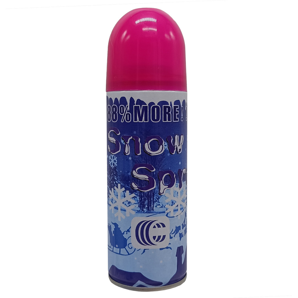 Штучний сніг у балончику COLOR-IT 13-37(Crimson) 250 мл, малиновий