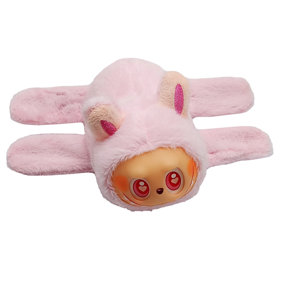 Детская мягкая игрушка-браслет The Monsters Labubu Bambi LBB-R(Pink)