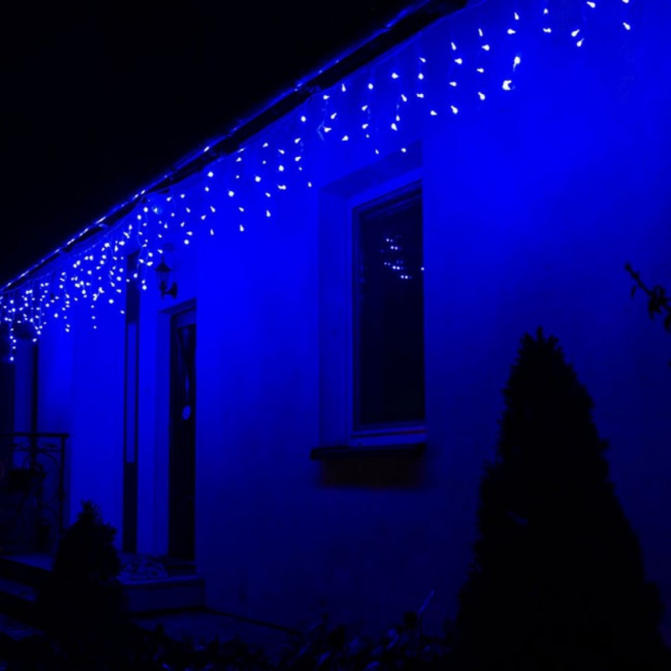 Гірлянда бахрома вулична Springos CL302, 12 м 300 LED, Blue