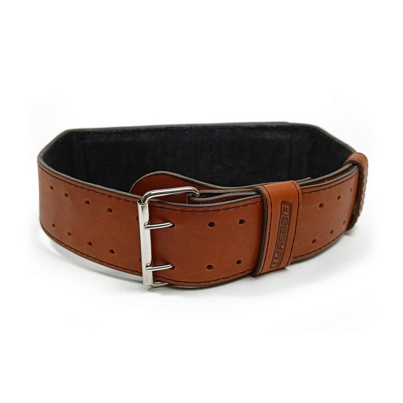 Пояс атлетический DeciBelt EasyFit EF-BR2XL, коричневый, размер 2XL