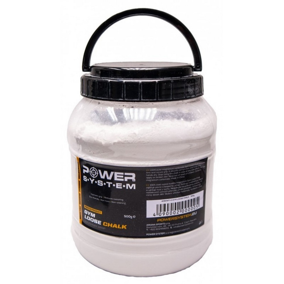 Магнезия спортивная сухая Powder Chalk Power System PS_4090_500gr  500 грамм