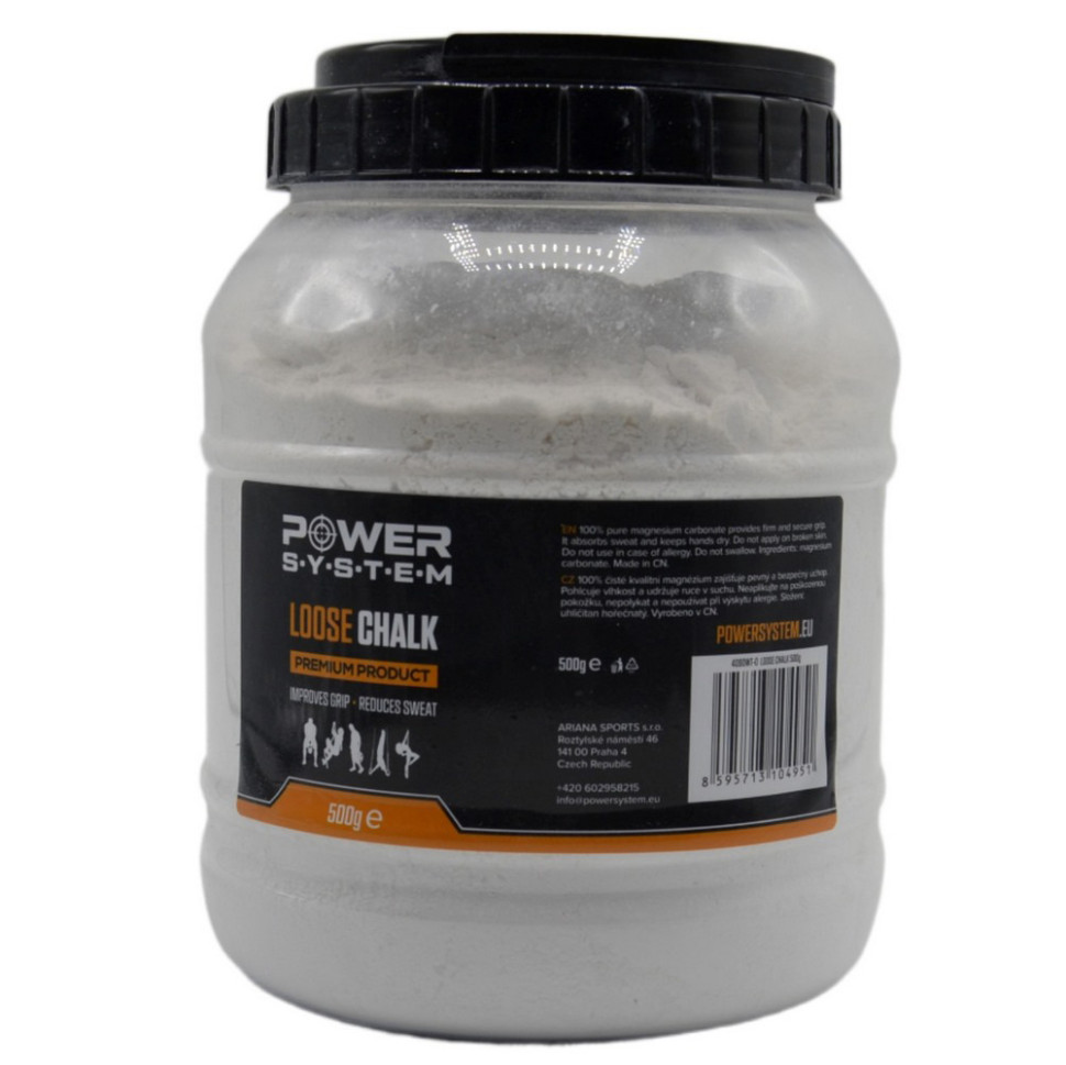 Магнезия спортивная сухая Powder Chalk Power System PS_4090_500gr  500 грамм