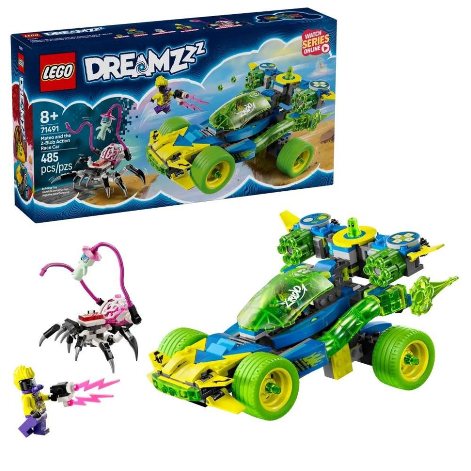 Конструктор Матео и автомобиль для гонок Зет-Б LEGO 71491, 485 деталей