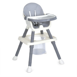 Дитячий стільчик для годування 2 в 1 El Camino M 6041 Gray 