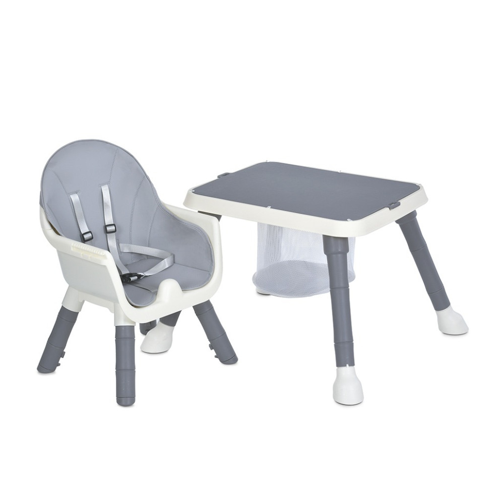 Дитячий стільчик для годування 2 в 1 El Camino M 6041 Gray 
