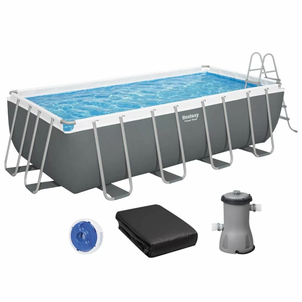 Каркасний басейн Bestway 56670, 488х244х122 см, 11532 л