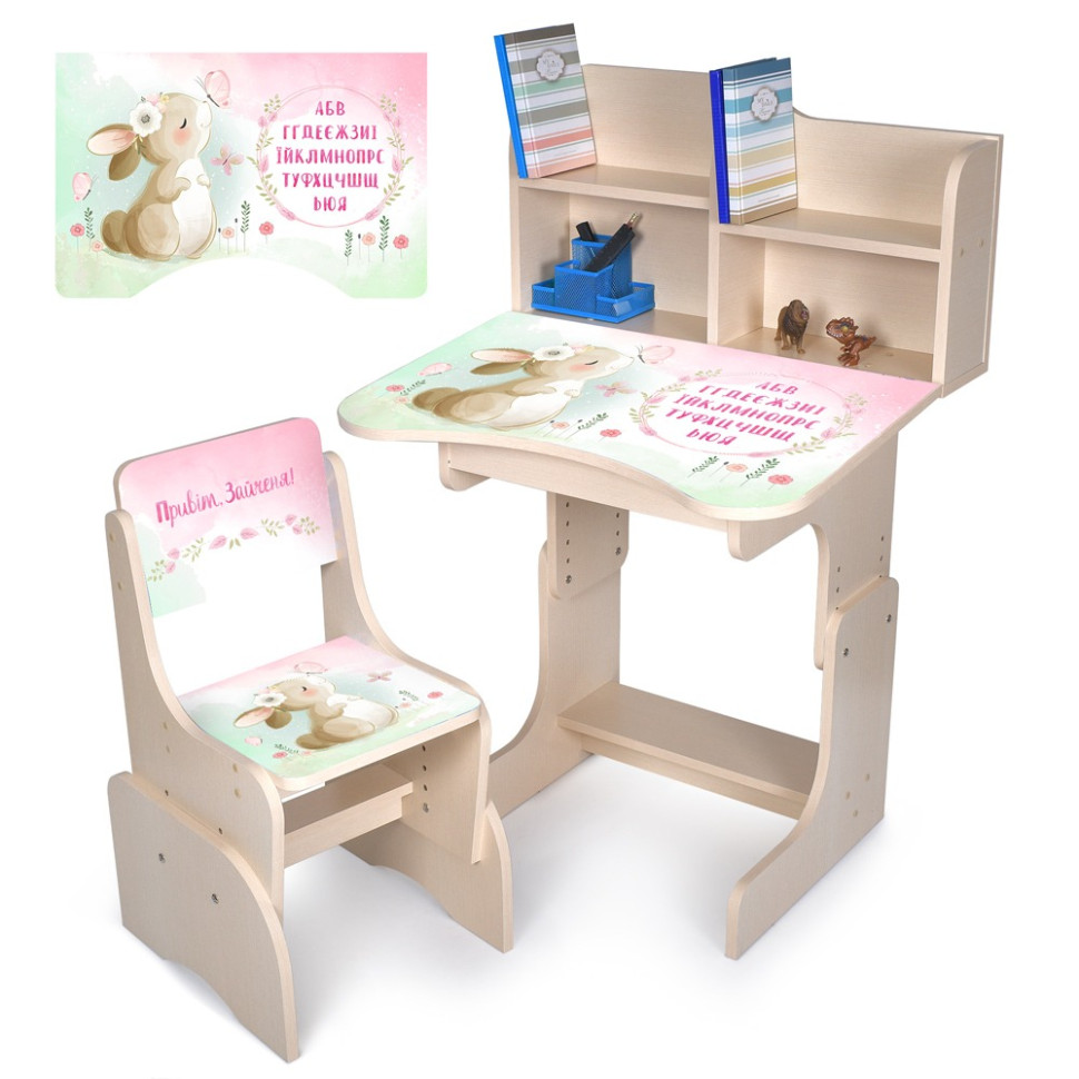 Детская Парта Bambi N 2071-15-2 дерево, со стульчиком