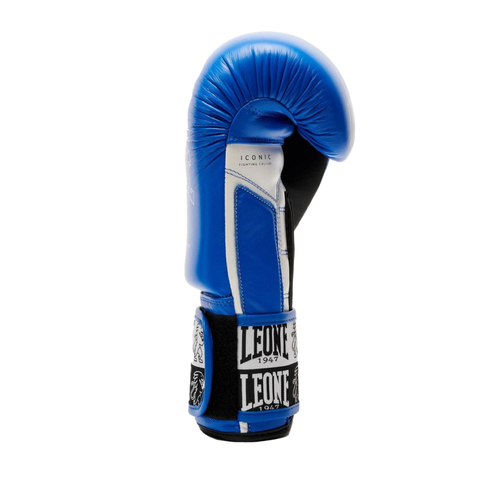 Боксерські рукавиці GN208 ICONIC Leone GN208_Blue_10oz 10 унцій (бинти в комплекті)