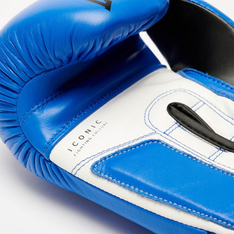 Боксерські рукавиці GN208 ICONIC Leone GN208_Blue_10oz 10 унцій (бинти в комплекті)