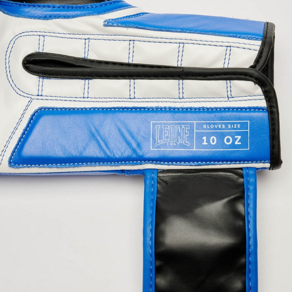 Боксерські рукавиці GN208 ICONIC Leone GN208_Blue_10oz 10 унцій (бинти в комплекті)