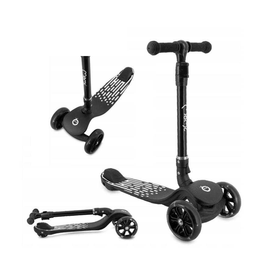 Дитячий триколісний самокат SAN MoMi HULA00016 black, до 50 кг