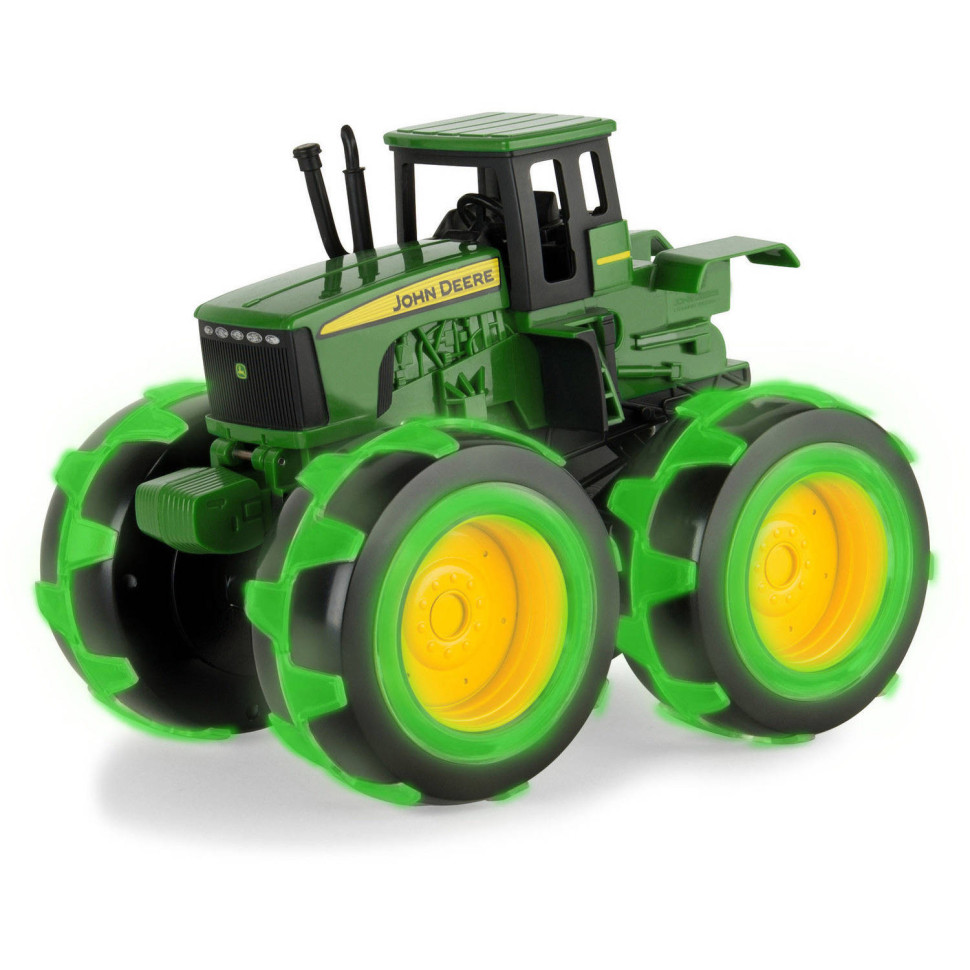 Іграшковий трактор John Deere Kids 46434 Monster Treads з великими світними колесами 
