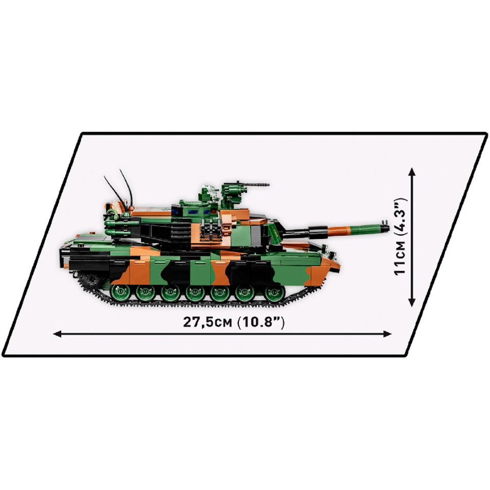 Конструктор Танк M1A2 SEP v3 Абрамс COBI COBI-2623, 1017 деталей