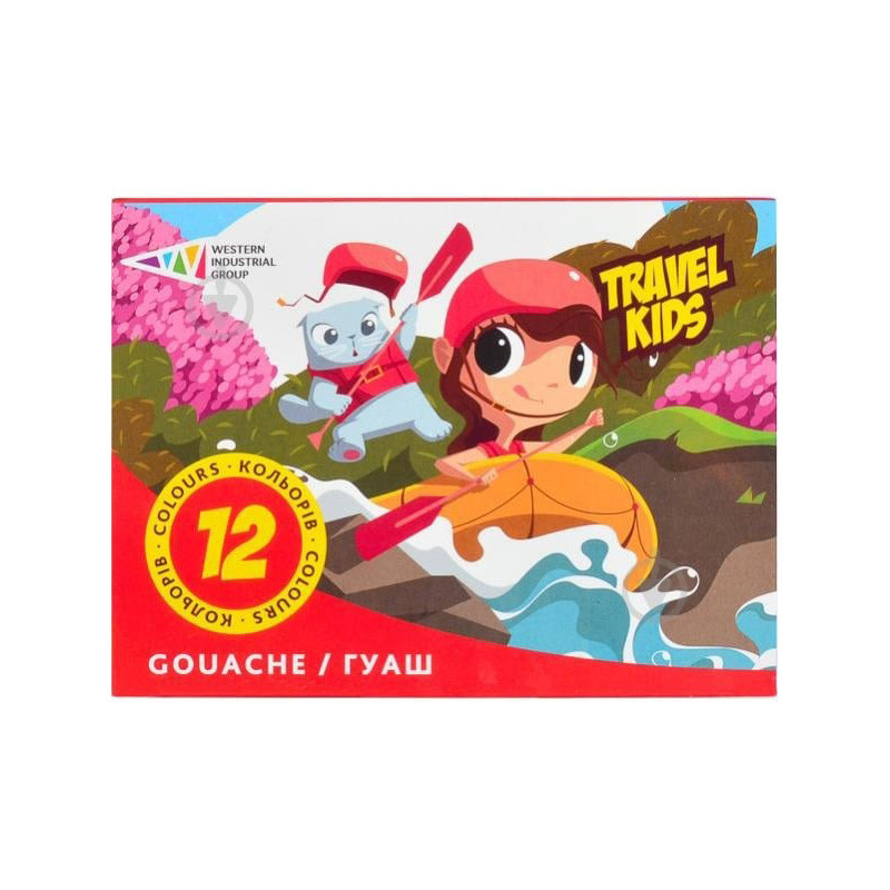 Детские гуашевые краски ГАММА'UA 321037/TK 12 цветов по 20 мл