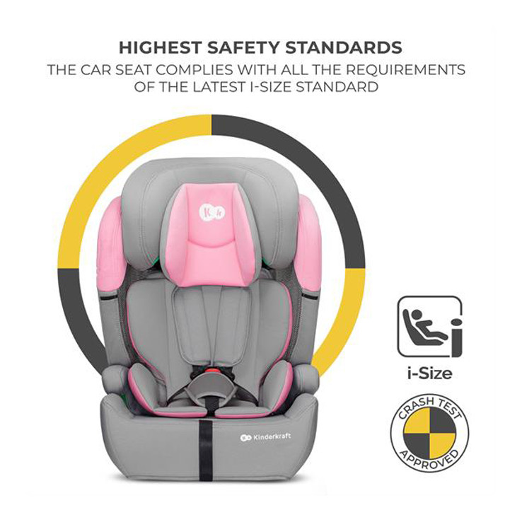 Детское автокресло Comfort Up Kinderkraft KCCOUP02PNK0000 i-Size, Pink
