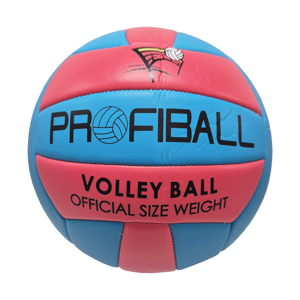 М'яч волейбольний Bambi EV-3159(Blue-Red), діаметр 20,7 см, 18 панелей, 260-280 г