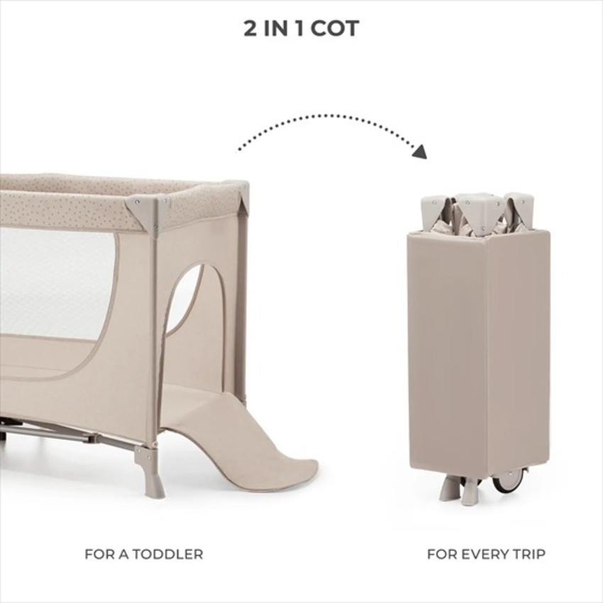 Детская кровать-манеж Joy 2 Kinderkraft KLJOY02BEG00000 бежевый 