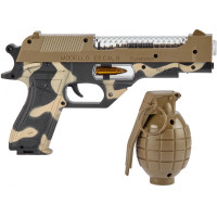 Пистолет игрушечный со световым и звуковым эффектом Desert Eagle ZIPP Toys 814Y