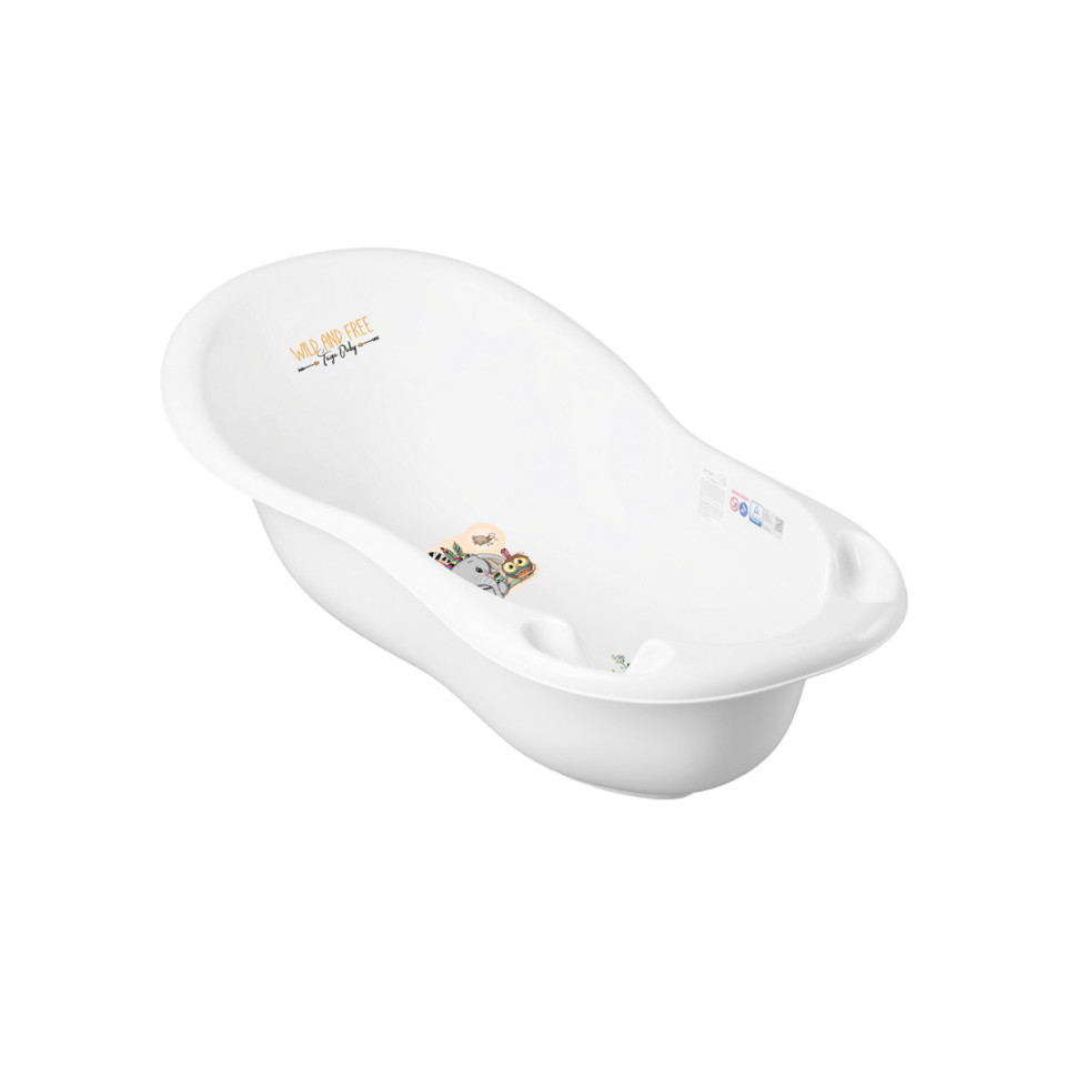 Ванночка для детей Дикий запад Tega Baby DZ-005-103 Elephant, белый 102 см