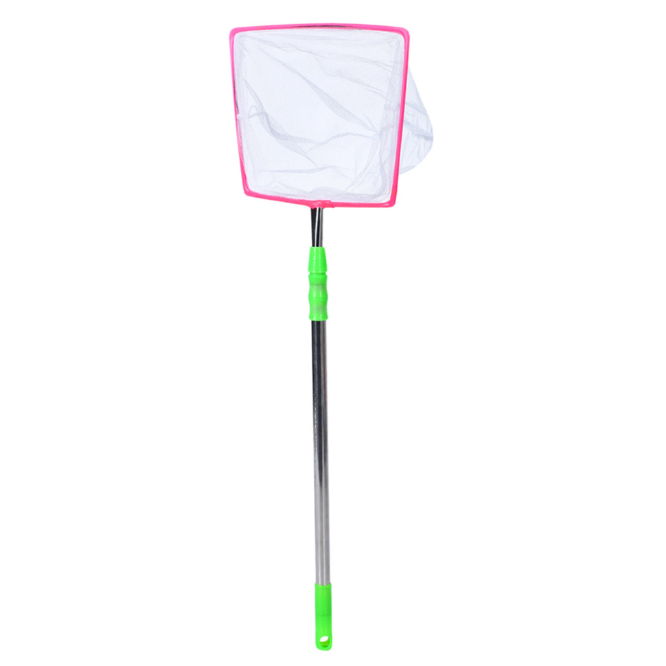 Сачок для бабочек Bambi MS 4388(Green-Pink) телескопическая ручка 46-69 см