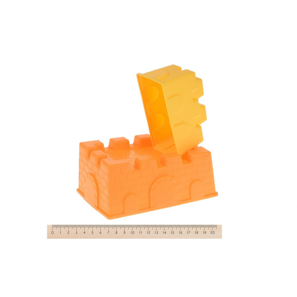 Набір для гри з піском Вантажівка Same Toy 973Ut-2 жовтий 6 шт