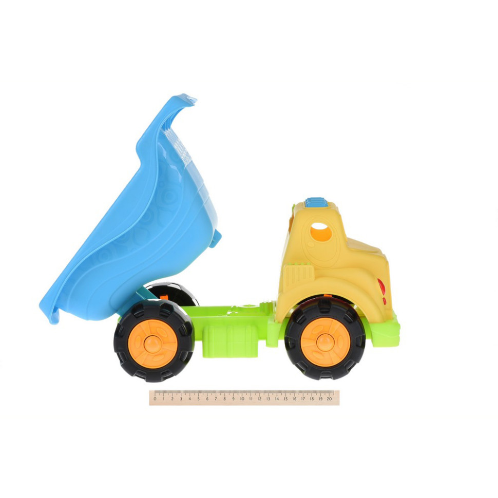 Набір для гри з піском Вантажівка Same Toy 973Ut-2 жовтий 6 шт