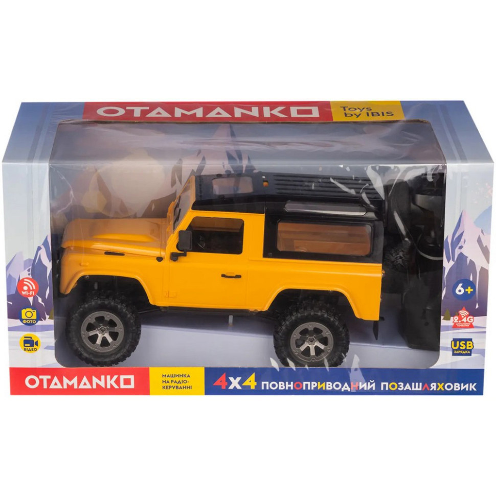 Машинка на радіокеруванні Позашляховик 4x4 OTAMANKO FY003AW (yellow) з камерою