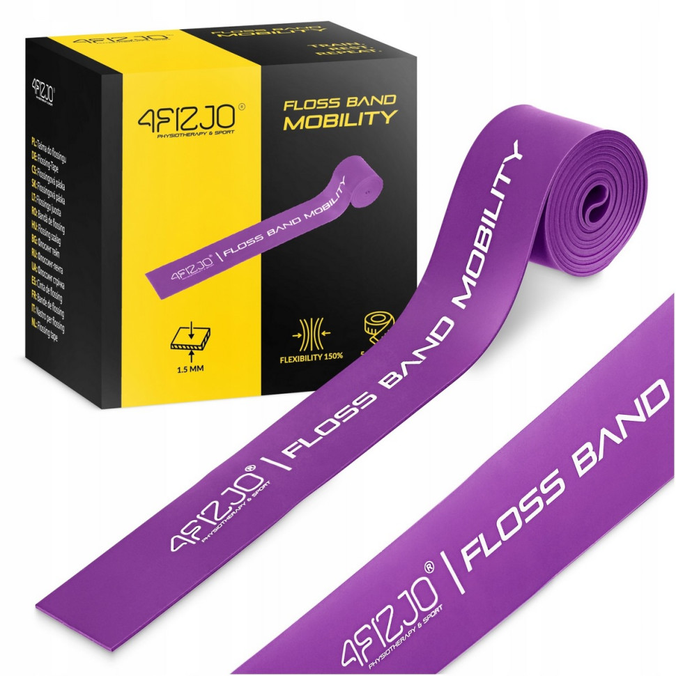 Лента компрессионная для флоссинга Floss Band 4FIZJO P-5905973405225, 207 x 5 x 0.15 см 