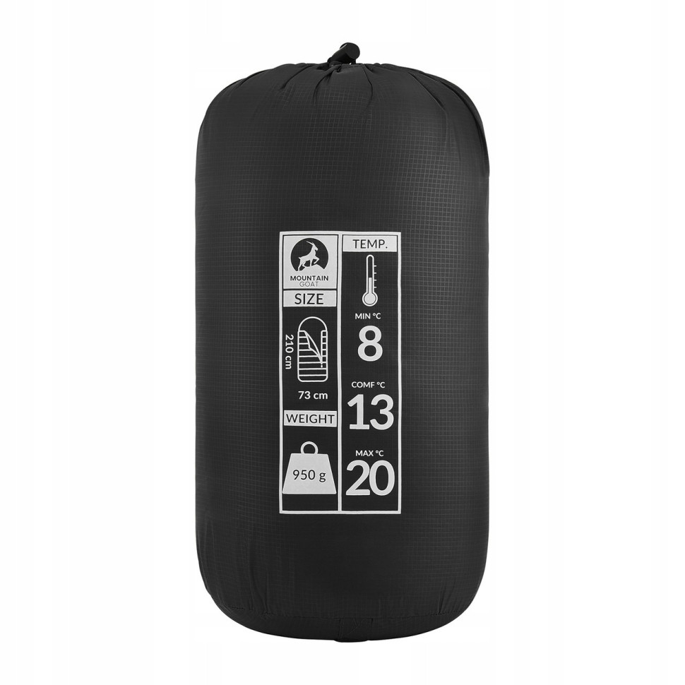 Спальний мішок (спальник) ковдра Standard Mountain Goat MG0014 Black/Grey 