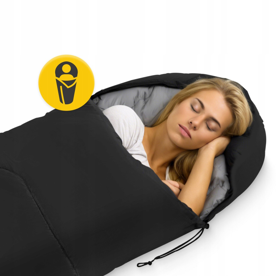 Спальний мішок (спальник) ковдра Standard Mountain Goat MG0014 Black/Grey 