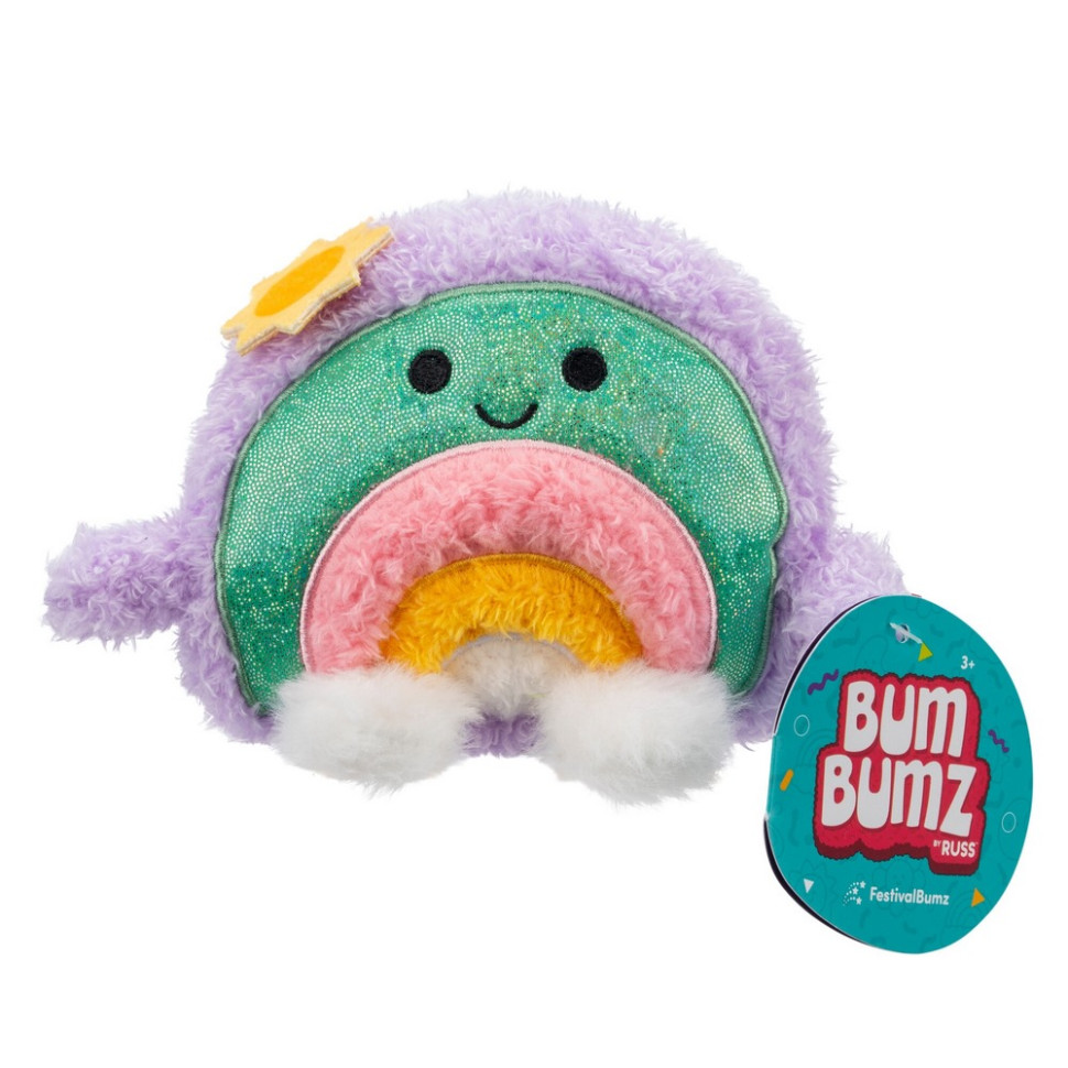 Детская мягкая игрушка Радуга Рори FestivalBumz BumBumz RBBZ01037, 11 см