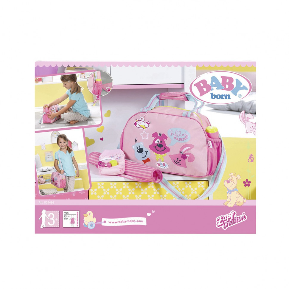 Сумка для ляльки BABY BORN - МАМИНА ТУРБОТА (з аксесуарами) 824436